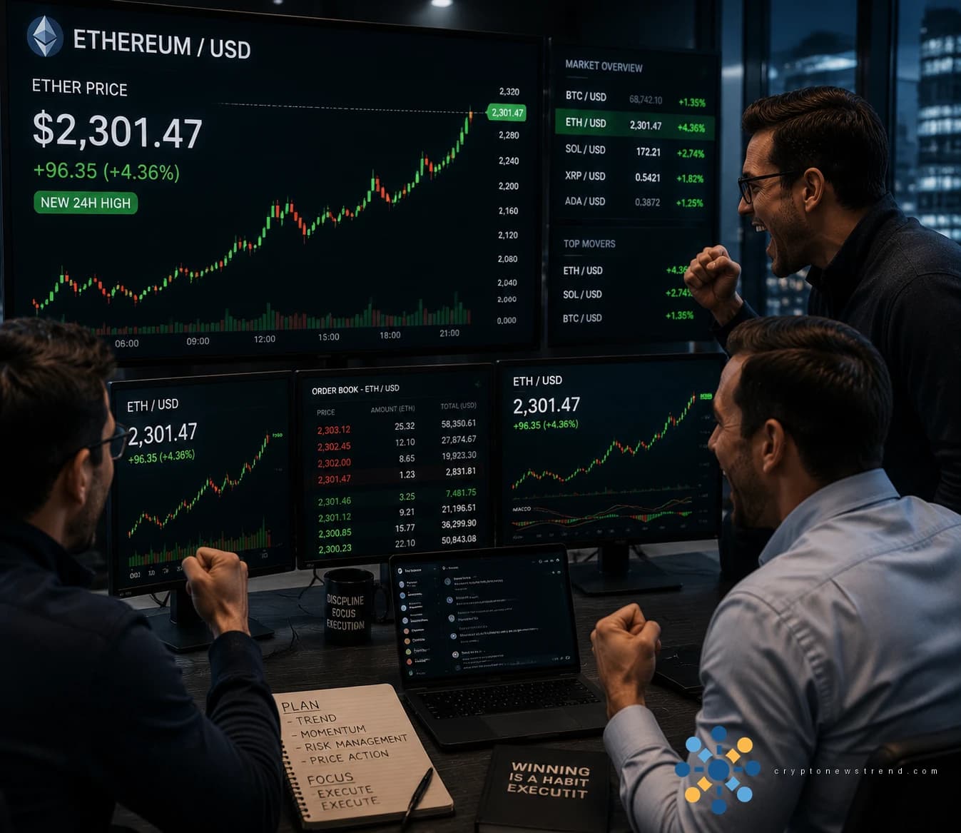 Kann Ethereum nach dem großen Blockchain-Umzug von JPMorgan 2.300 US-Dollar halten?