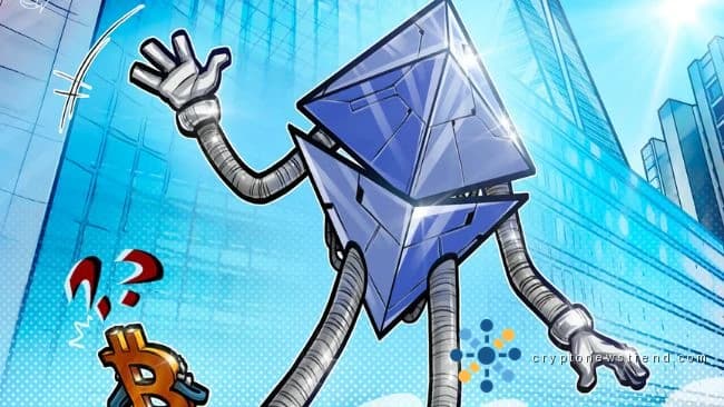 Ethereum risks 10% decline versus Bitcoin despite record ETH staking