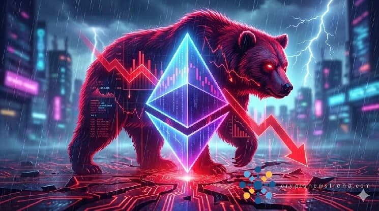 الزخم الهبوطي يجتاح ETH، مما أدى إلى انخفاض القيمة إلى 1840 دولارًا