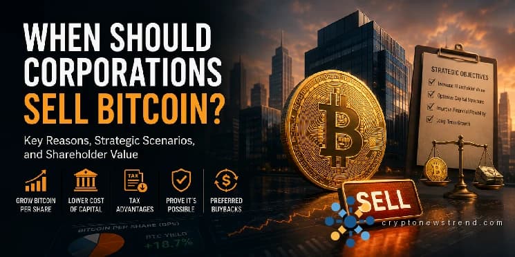 5 Gründe, warum Unternehmen Bitcoin verkaufen sollten