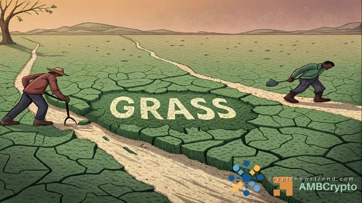 GRASS drops 15% despite volume spike: Are traders exiting or buying the dip?