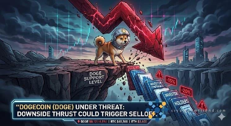 Bearish Momentum Dogecoin کے لیے رفتار جمع کرتا ہے، اس میں تیزی سے کمی کا پیش خیمہ