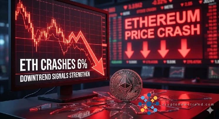 Тенденция к снижению цен на Ethereum, возможно, еще не закончилась — на горизонте вырисовываются уровни ниже $1700