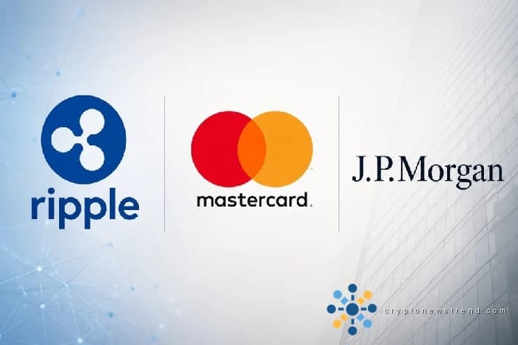 In a groundbreaking move, three financial giants join forces: XRP developer Ripple forges unprecedented alliance with banking titan JPMorgan and payments leader Mastercard.