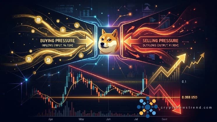 Les flux de capitaux Dogecoin signalent ce qui va suivre : les données spot 24H détiennent l'indice