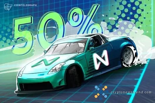 La crypto-monnaie en cas de rupture prend de l'ampleur, montant en flèche de 50 % au milieu des spéculations sur le franchissement du cap des 5 $