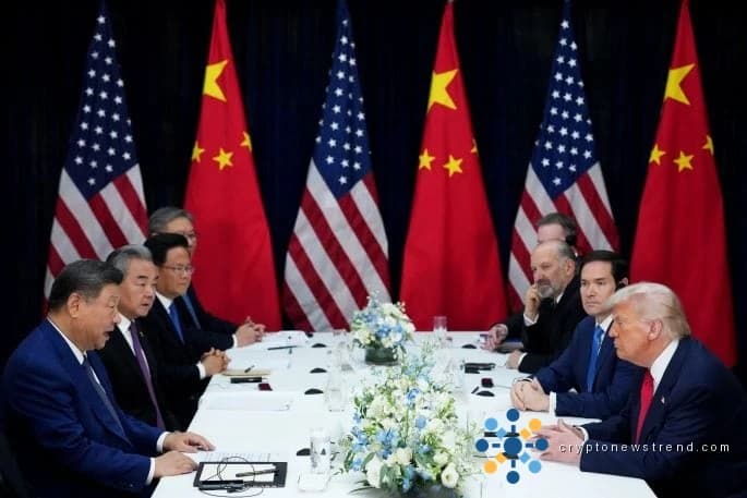 Trump besucht China zu wichtigen Gesprächen mit Xi Jinping, und die Kryptomärkte beobachten dies genau