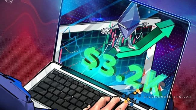 Ethereum whale opens $90M long bets as ETH price chart eyes $3.2K