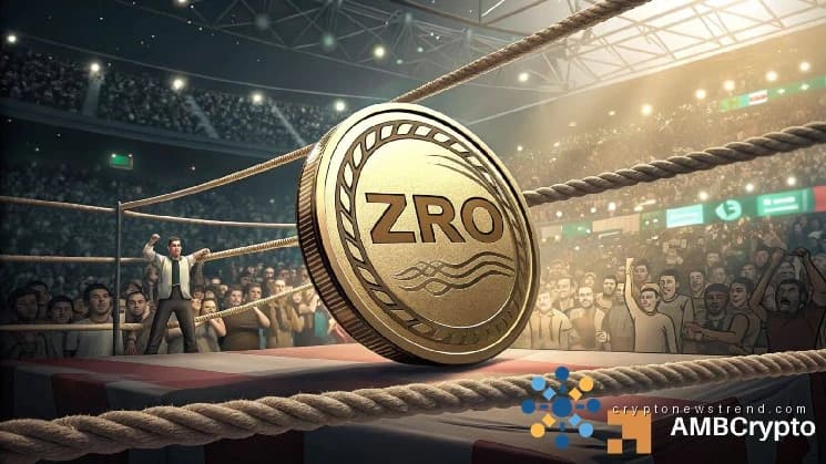 يرتفع سعر ZRO وسط تكهنات متزايدة، لكن الديون التي تلوح في الأفق قد تشير إلى انعكاس وشيك في السوق.