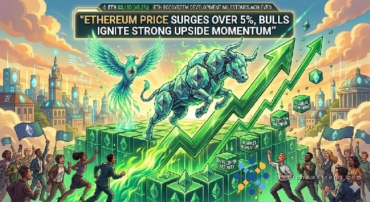 以太坊价格飙升逾5%，多头点燃强劲上行动能
