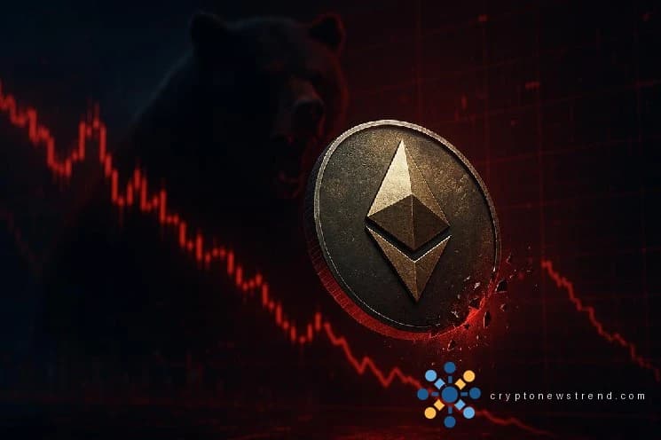 Cryptocurrency market sees Ethereum value dip, nearing critical support zone of $1,968 to $2,005.