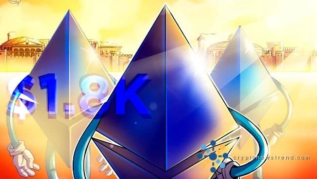 ثلاثة أسباب تجعل متداولي إيثريوم يتوقعون أن تحافظ إيثريوم على سعر أعلى من 1.8 ألف دولار