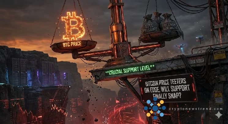 Der Bitcoin-Preis schwankt auf der Kippe. Wird die Unterstützung endlich einbrechen?