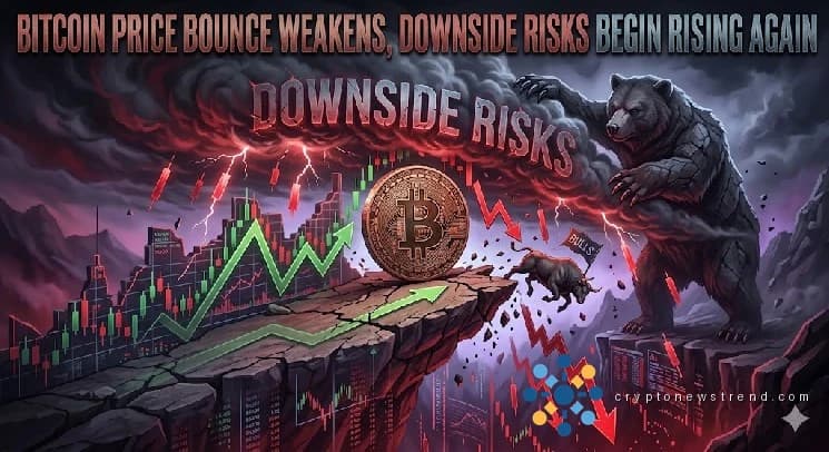 Bitcoin Price Bounce Weakens, Downside Risks Begin Rising Again