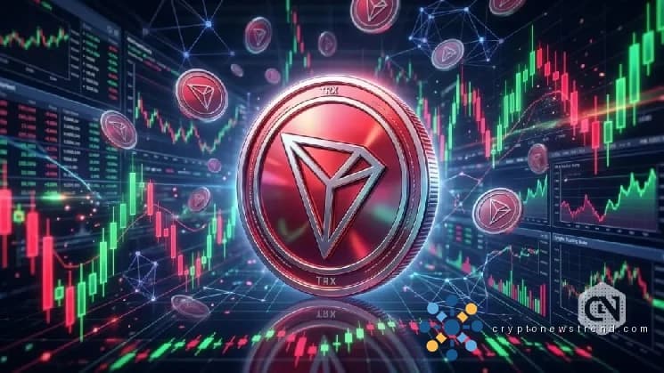 Цена TRON достигает сопротивления в 0,32 доллара, а TVL достигает 26,64 миллиарда долларов