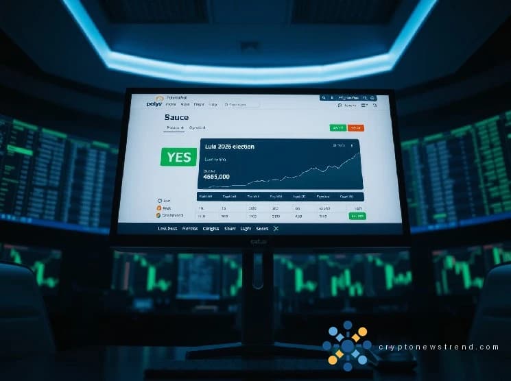 Six-Figure Wager Made on South American Leader's Reelection Odds via Blockchain Prediction Platform