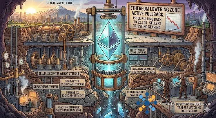Der Ethereum-Preis fällt auf 2.250 US-Dollar zurück, Händler warten auf Reaktion
