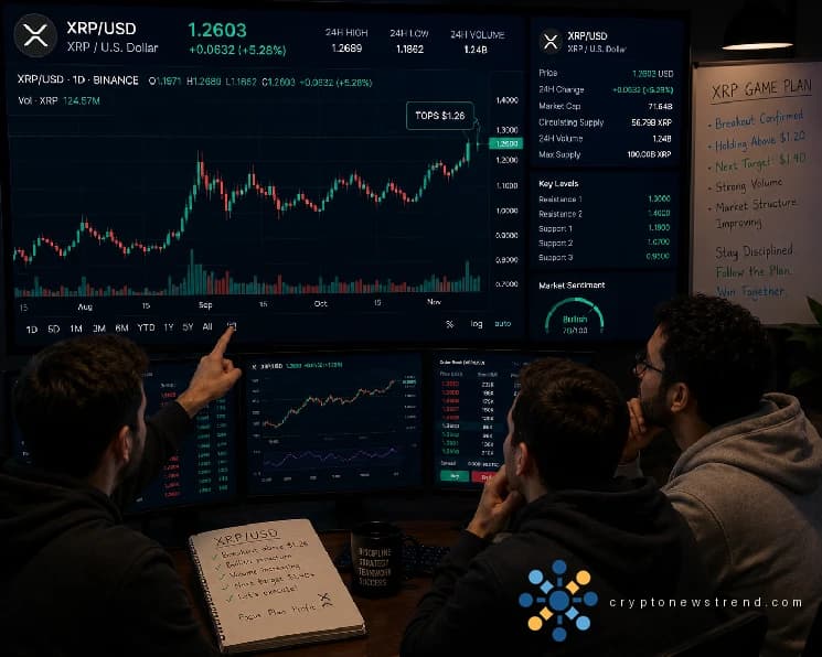 XRP steigt aufgrund des Friedensabkommens zwischen den USA und dem Iran um 10 %, die Risikobereitschaft steigt