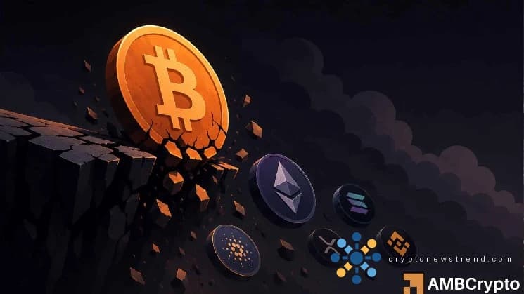 Der Absturz von Bitcoin löst einen Marktrückgang aus, da Anleger Gelder aus börsengehandelten Produkten abziehen