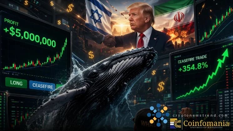 Whale 在特朗普停火交易中获利 500 万美元
