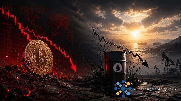 تنخفض عملة البيتكوين مع انخفاض النفط، وتتلقى العملات المشفرة الضربة