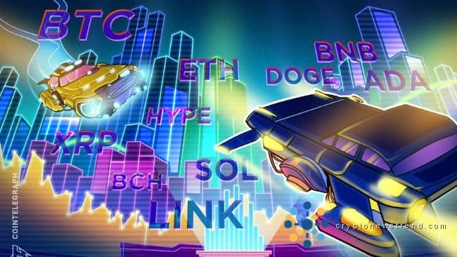 توقعات الأسعار 4/3: BTC، ETH، BNB، XRP، SOL، DOGE، HYPE، ADA، BCH، LINK