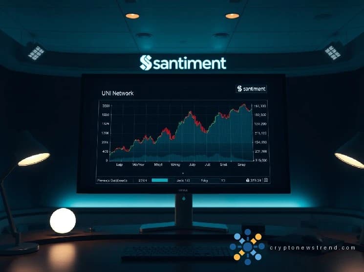 Santiment: UNI-Aktivität steigt nach SCs 100-Dollar-Ziel