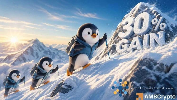 Pudgy Penguins : Comment 4,91 millions de dollars en shorts mettent en danger le rallye de 17 % de PENGU
