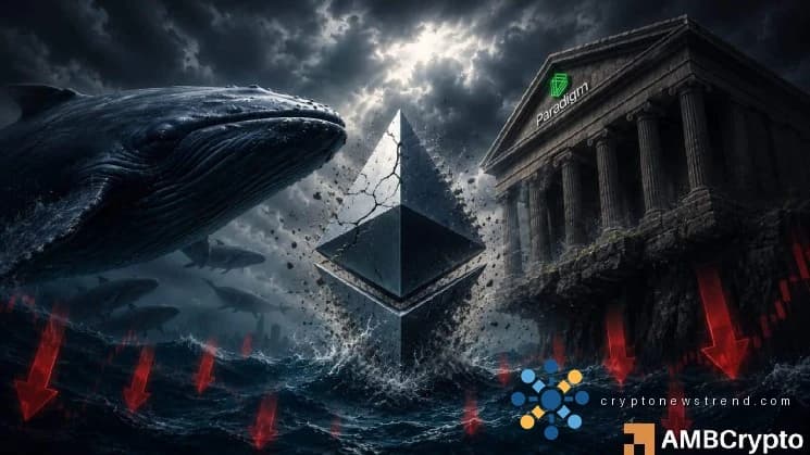 $396 mln ETH moves: Are Ethereum whales preparing for another sell-off?