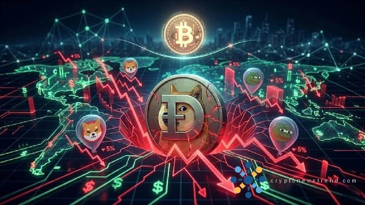 Cryptocurrency Market Sees Ongoing Decline of Novelty Tokens as Dogecoin Struggles to Regain Lost Ground