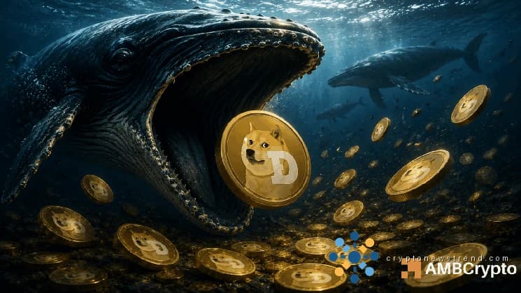 随着鲸鱼买入和 DOGE ETF 资金回流，狗狗币有望突破