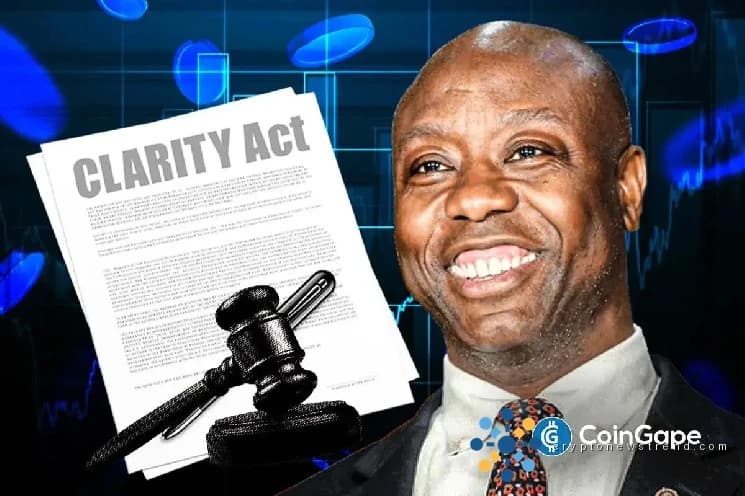 Tim Scott dice que la Ley CLARITY podría desbloquear un mercado criptográfico de 30 billones de dólares