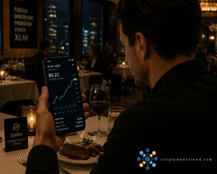 Stellar surges on higher OI and volume, bullish momentum