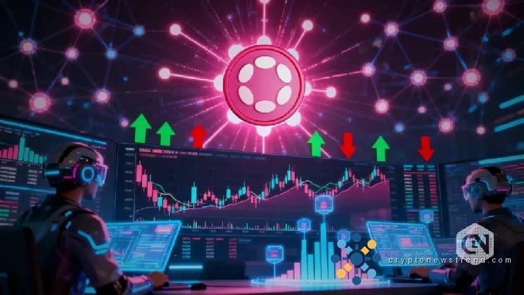 Акции Polkadot прибавили 2,7%, поскольку ралли рынка усилило ценовой тренд $DOT