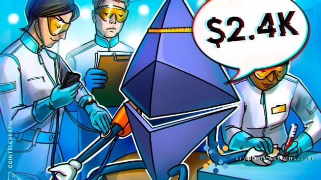 Trois raisons pour lesquelles les prix de l'Ether s'effondrent à près de 2,4 000 $