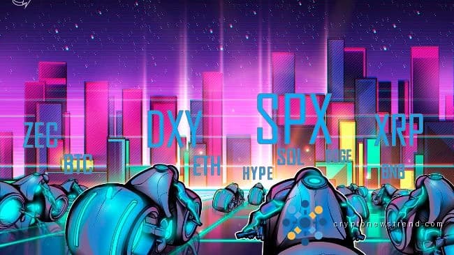 Prévisions de prix 25/05 : SPX, DXY, BTC, ETH, XRP, BNB, SOL, DOGE, HYPE, ZEC