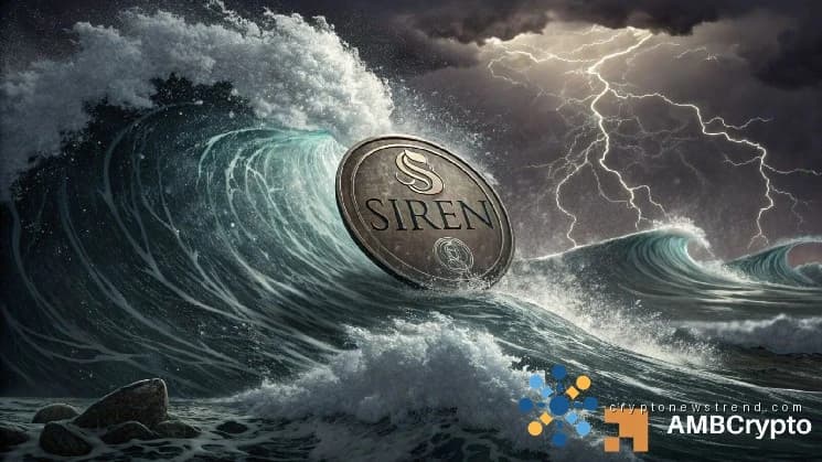 Trader enthusiasm for SIREN sends daily trading activity soaring to $24 million, but is a reversal looming due to overheated market positioning?