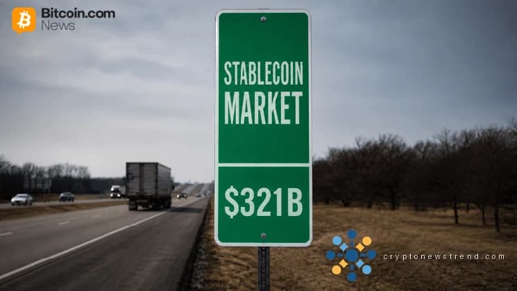 Stablecoins Reach $321B Market Cap as $1B Inflows Lift Sector to New High
