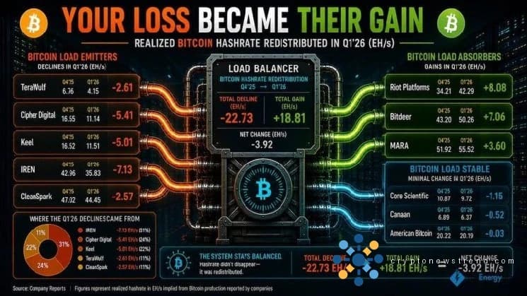 Miner Weekly – Le grand changement de pouvoir dans le minage de Bitcoin : qui a gagné le premier trimestre ?