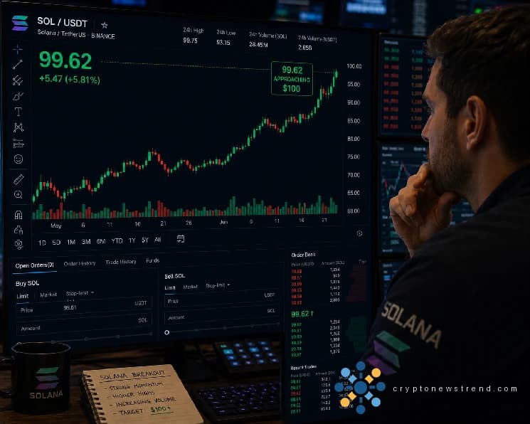 ويتطلع سولانا إلى الوصول إلى 100 دولار مع وصول تدفقات صناديق الاستثمار المتداولة إلى أعلى مستوى لها منذ يناير