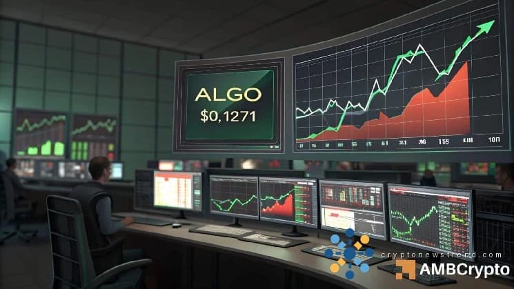 Algorand: Can ALGO target $0.1271 after a 10% price breakout?