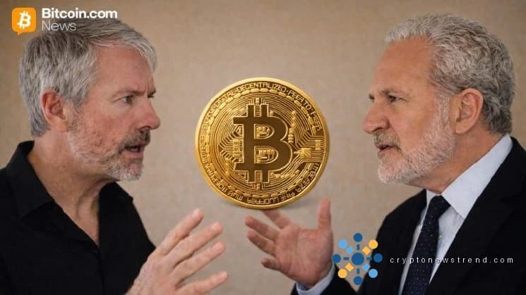 Los pesos pesados ​​de las criptomonedas se enfrentan mientras Bitcoin Bull se enfrenta a un escéptico vocal en medio de una advertencia sobre la inminente caída de las acciones de MicroStrategy