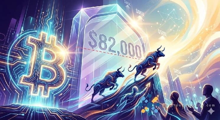 سعر البيتكوين يتطلع إلى كسر بمقدار 82 ألف دولار، ويستعد الثيران لارتفاع أكبر