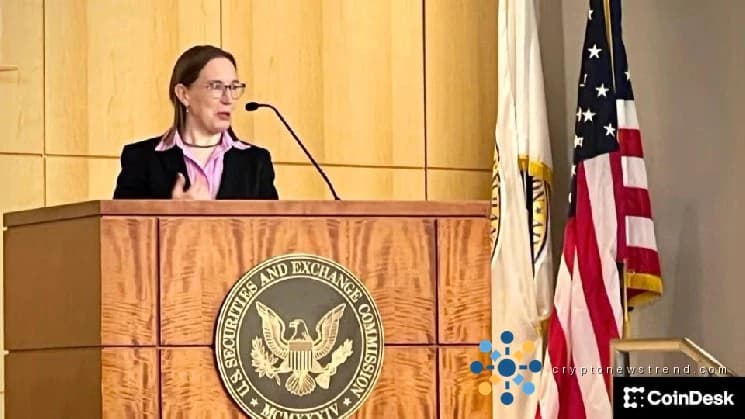 SEC-Kommissar Peirce widerspricht der Ansicht, dass Kryptoregeln synthetische Token fördern würden