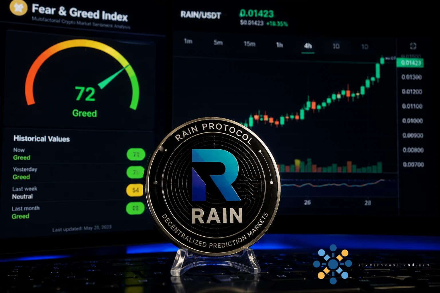RAIN price rally tests exhaustion zone after 90% weekly surge
