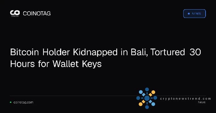 Secuestrado en Bali: poseedor de Bitcoin torturado para quitarle las llaves de la billetera