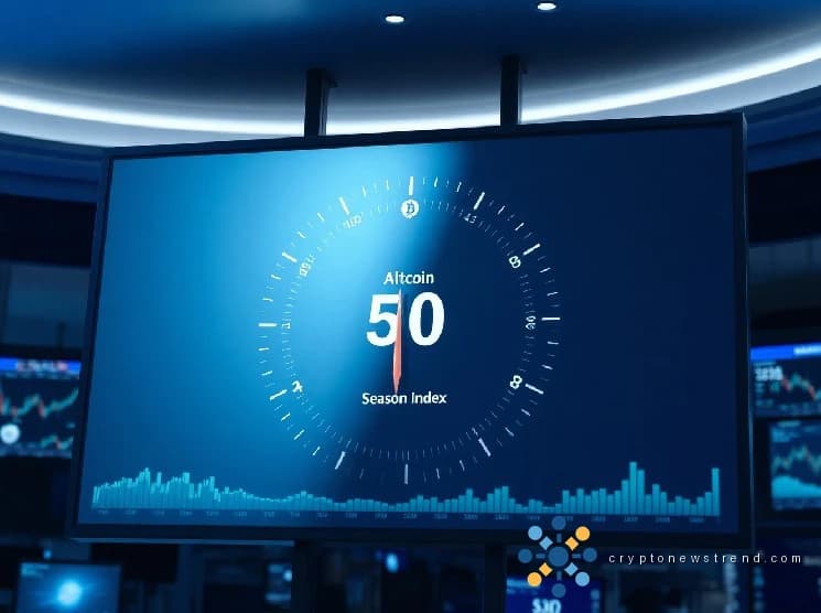 مؤشر موسم Altcoin يثبت عند 50: إشارات السوق الحيادية