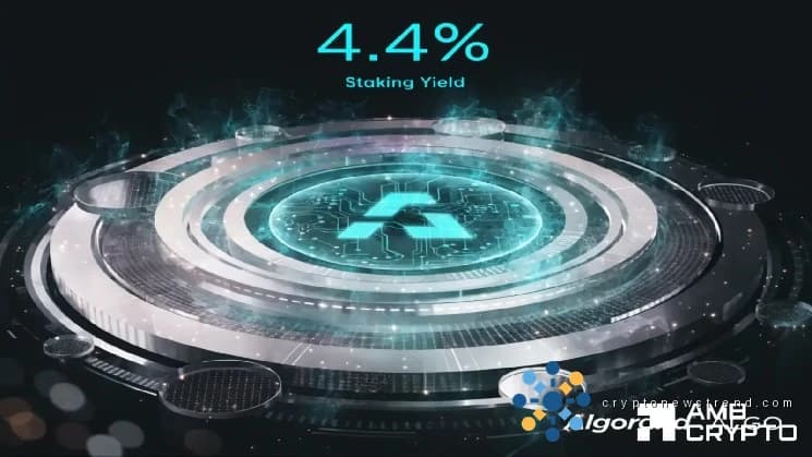 ALGO：4.4% 的质押能否击败看跌楔形？
