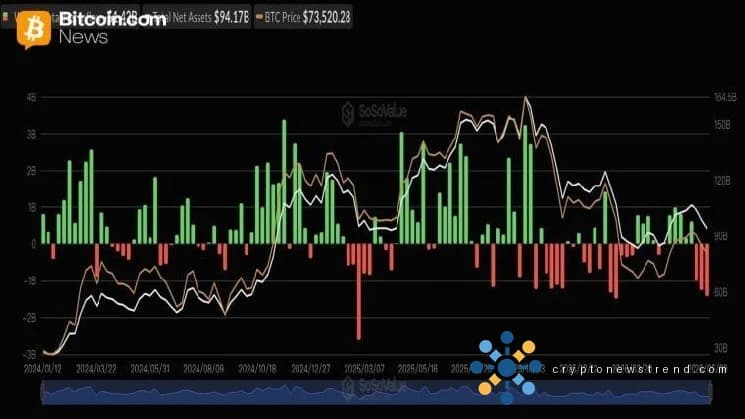 سوسنيك تحذر من أن "سائحي" العملات المشفرة يصرفون أموالهم مع استنزاف صناديق بيتكوين المتداولة لـ 1.42 مليار دولار