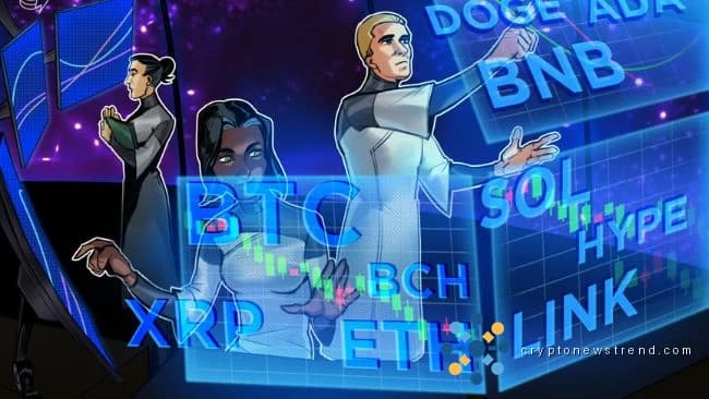 Прогнозы цен 4/15: BTC, ETH, XRP, BNB, SOL, DOGE, HYPE, ADA, BCH, LINK